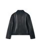 LEFTSEOUL Men'S Urban Lambskin Jacket [Black]