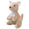 PP Cotton Mother and Son Kangaroos Plush Toy Kangaroo Kangaroo Soft Kids Stuffed Toy  Kid Girl Boy