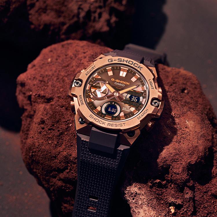 Casio Orologio da uomo G-STEEL Series Oro GST-B400MV-5APRT