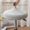 Round Stool Elastic Cushion Cover Dustproof Stain Resistant Stretch Chair Cover Fit 30-40cm Stool for Home Bar Party Use