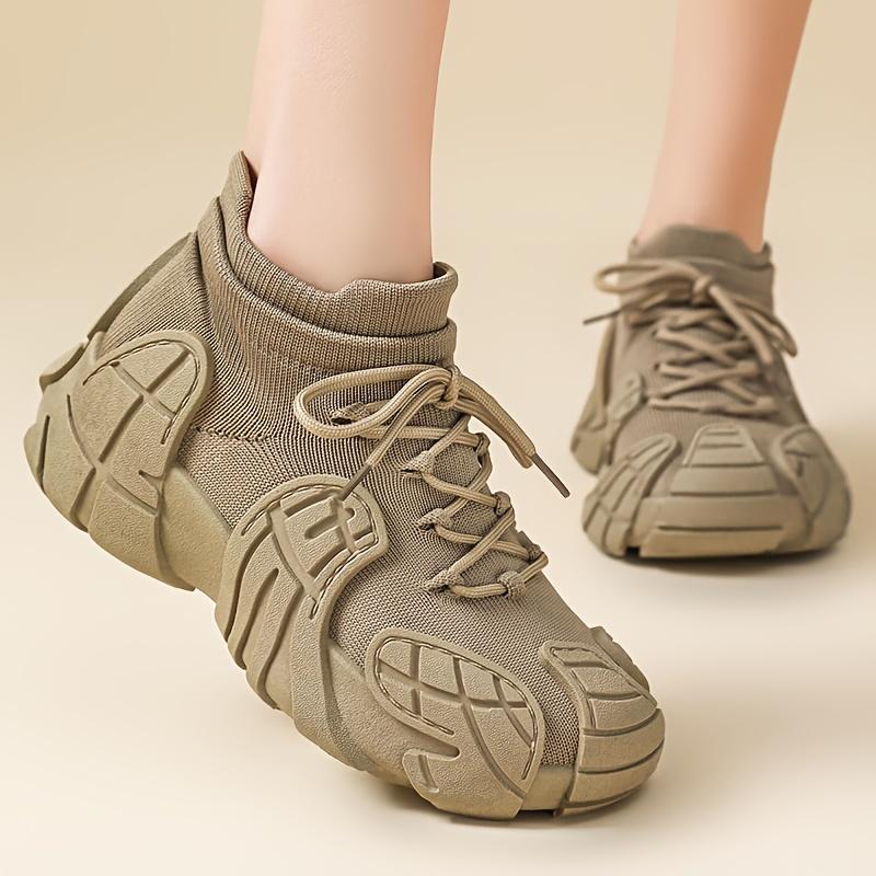 Women's Casual Sneakers With Flexible Non-Slip Elevated Sole For Running
