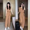 Women's 2025 Summer High-End Fashion Set: Stylish Slimming Loose Wide-Leg Pants Two-Piece