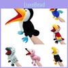 New Cross-border Bird Animal Hand Puppet Large Beak Parrot Toy For Soothing Kids Wholesale Eagle Doll