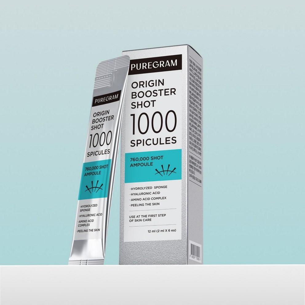 Puregram Origin Бустер-сыворотка с иглой, 1000, Ампула, 2 мл, 6 шт.