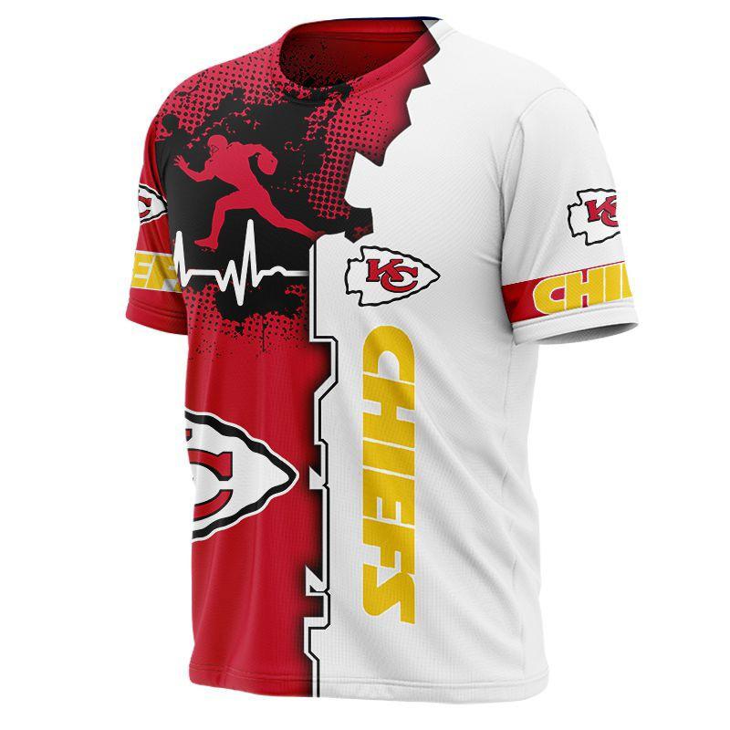 Summer Round Neck 3D Print Top Fashionable Casual Football Fan Sports Short Sleeved Men's T-shirts