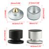 Aluminum Alloy Audio Foot Pad Nail Machine Tripod Silicone Anti-skid Gasket- Pads Speaker Shock Absorber Bracket- Stands