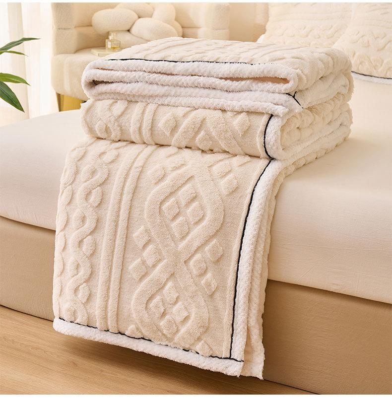 Winter Thick Tafu Velvet Milk Velvet Blanket