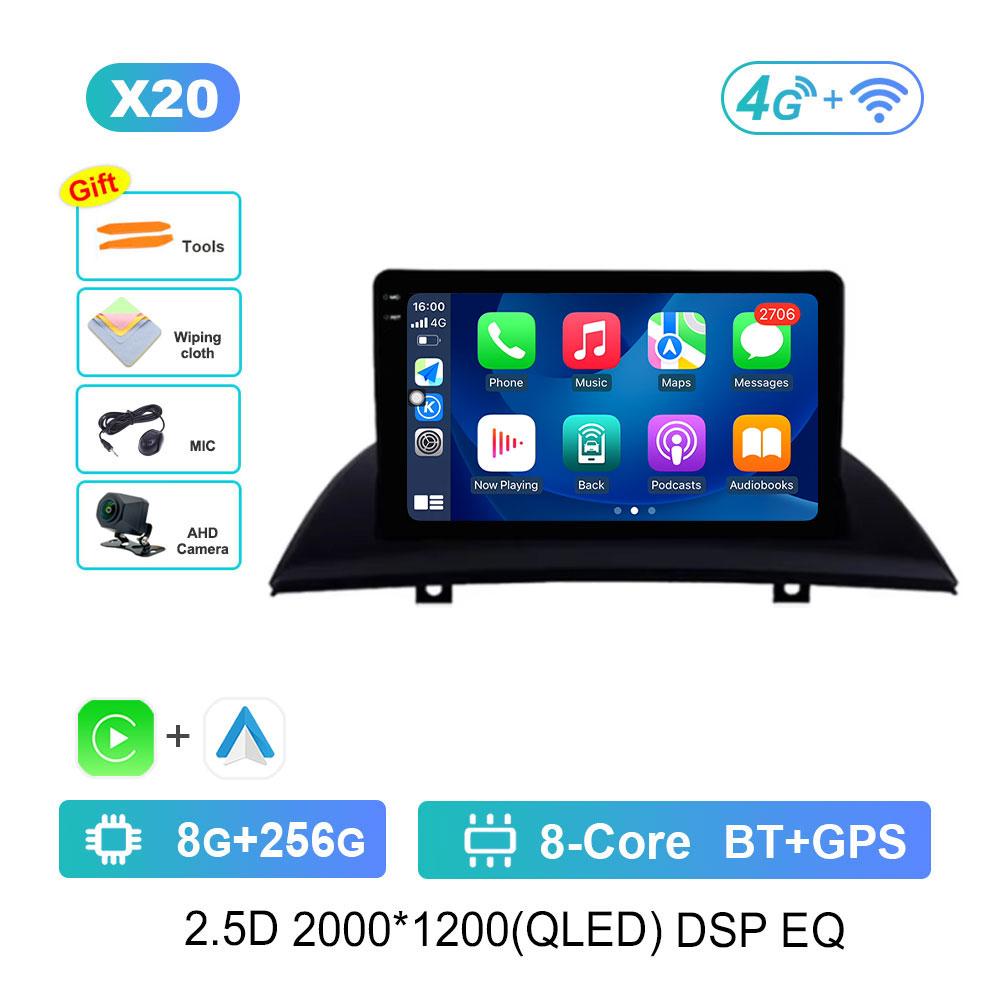 Bluetooth Android OS WiFi for BMW X3 E83 2004 - 2012 Car Radio Multimedia Player DSP Stereo GPS 4G Split Screen Cooling Fan