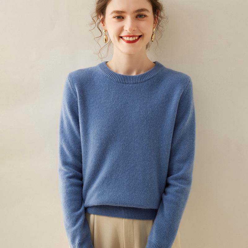 Plus Size Women's Thick Cashmere Raglan Sleeve Sweater