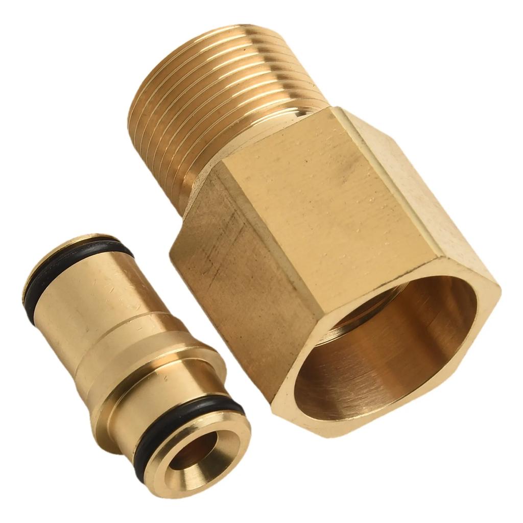 ~M22 Pressure Washer Quick Release ~Coupler Brass Male High Pressure ~Hose Adapter Pressure Washer~ Quick Coupler Garden Tool