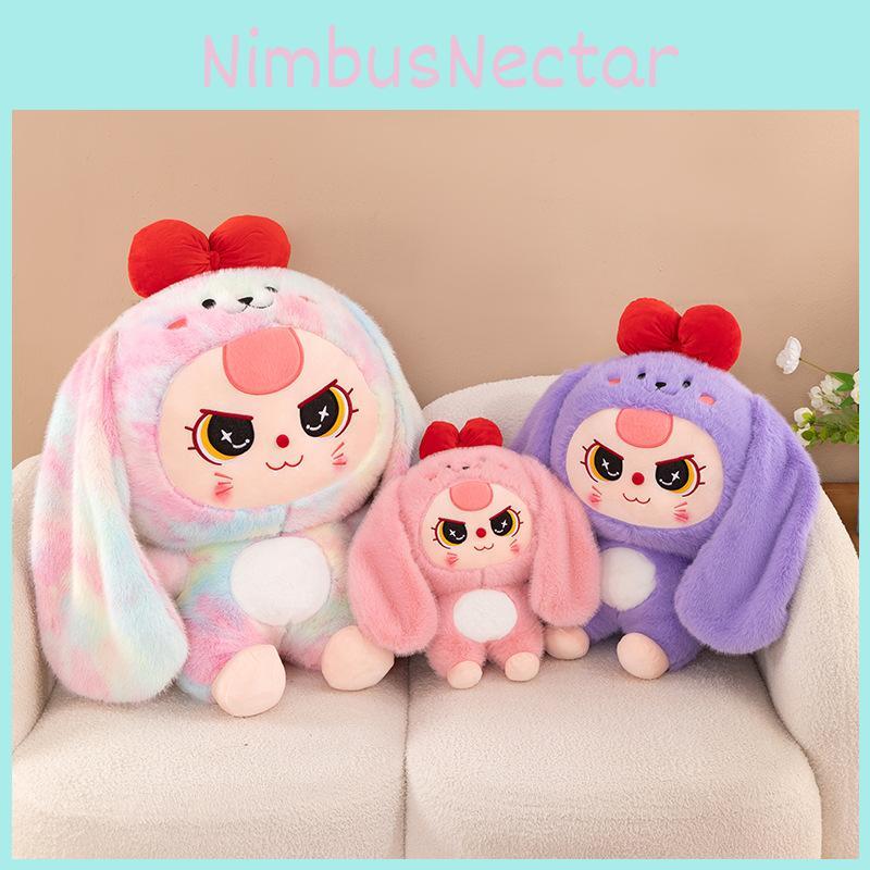 New Adorable Threebaby Plush Toy Big Size Pillow Companion Sleeping Doll For Girls