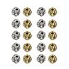 20pcs Alloy Beard Beads Retro Hair Tube Beads Jewelry DIY Pendant for Bracelet Necklace Making