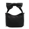 South Korea's New Niche Fashionable Bow Portable Small Bag Casual Versatile High-end Solid Color Chain Messenger Bag