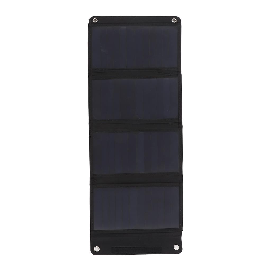 3 Ports 28W Solar Charger Fast Charging Outdoor Solar Panel Power Bank Foldable Portable for Phones Mobile Laptops