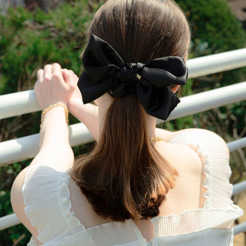 Jean Paul Clarisse Shining Big Ribbon Scrunchie JP-22-062S