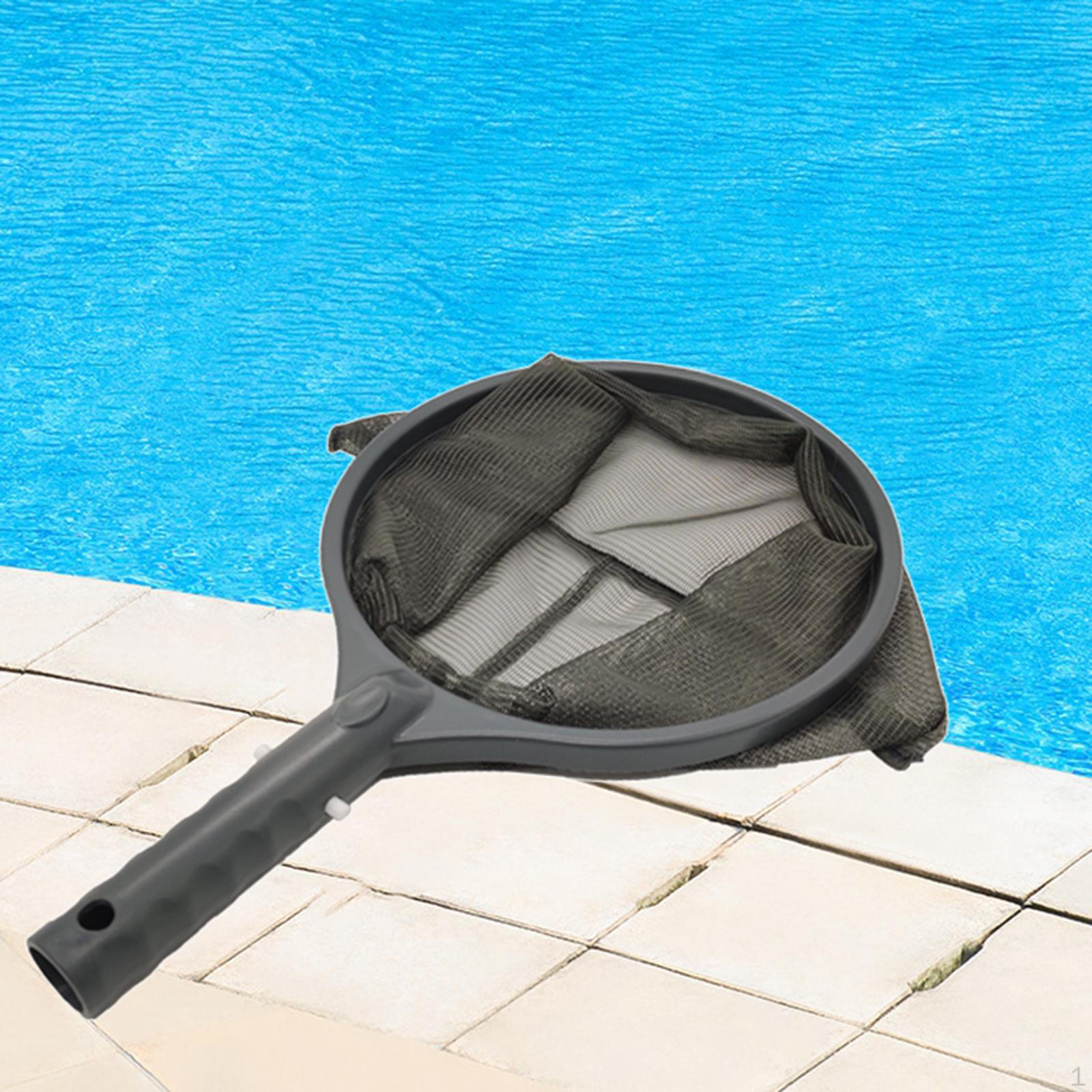 , Heavy Duty Spa Fountain Pond Leaf Rake Cleaning Tool, Fine Bag Catcher, swimming pool