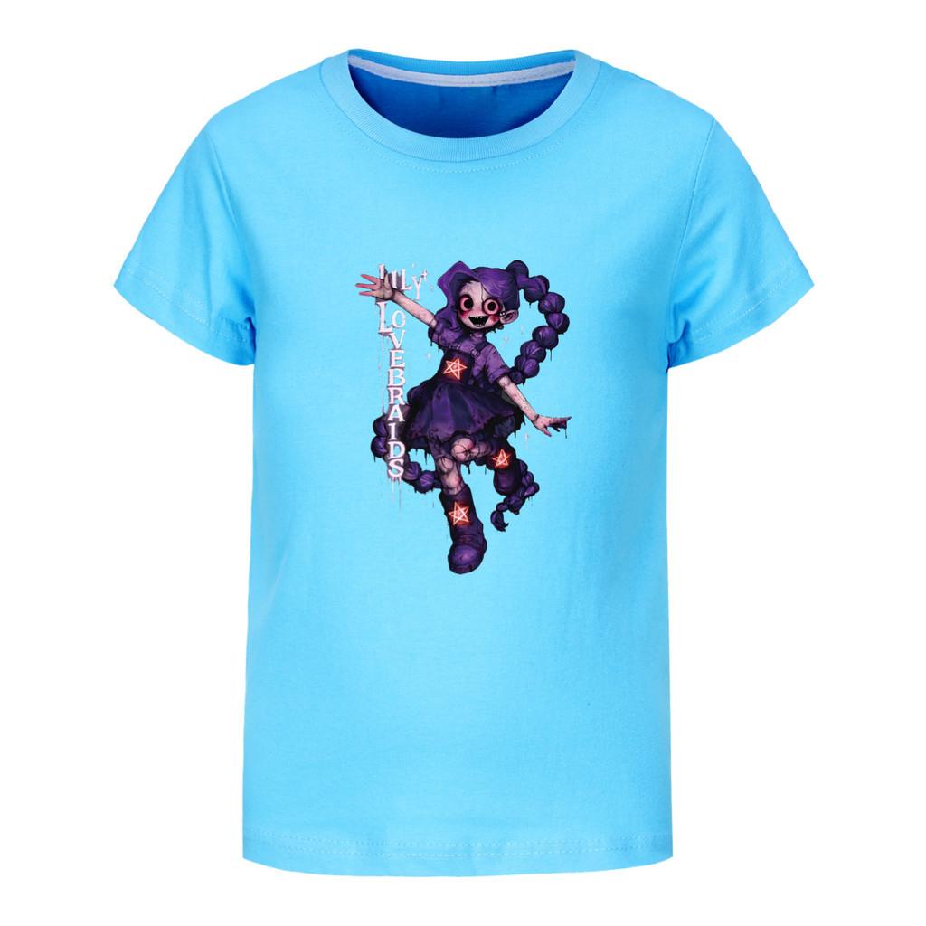 5583 T-shirt in Cotone a Maniche Corte Lily Lovebraids per Bambine e Ragazze