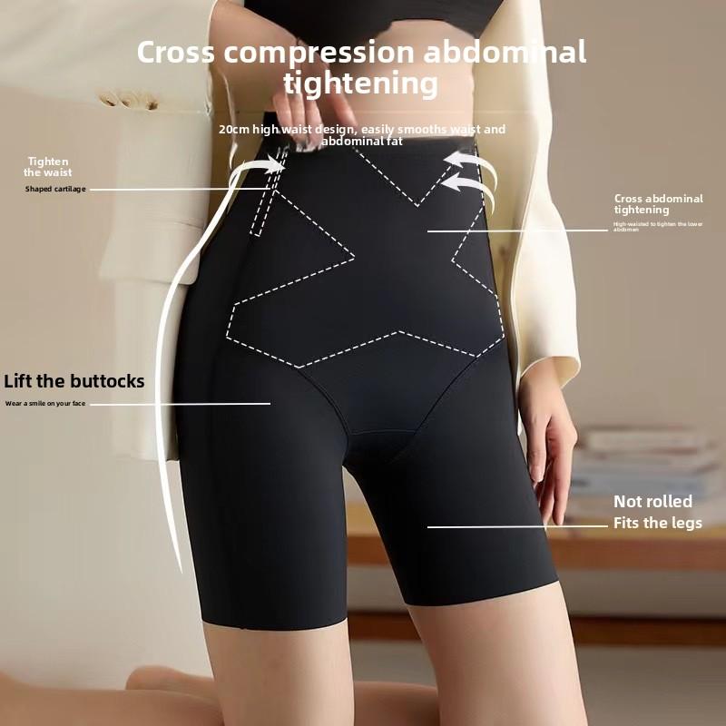 Large Size Women Spring and Summer Postpartum Body Shaping Beauty High Waist Belly Lift Hip Anti Light Flat Angle Underwear