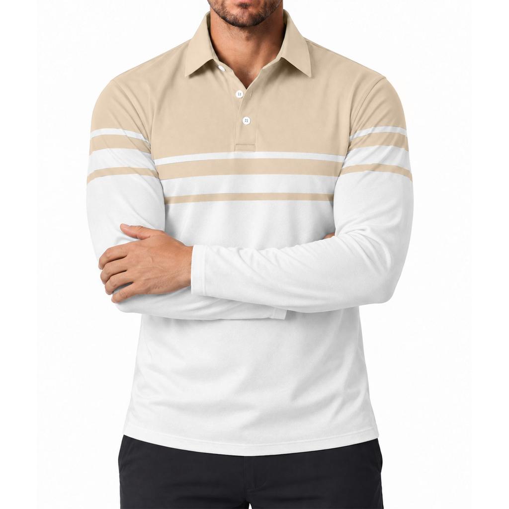 Men's Long Sleeve Spring and Fall Shirt, Casual Top for Daily Wear and Outdoor Activities