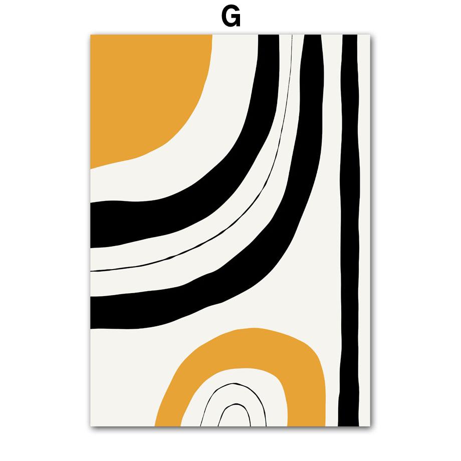 Girl Coffee Cat Flower Minimalist Wall Art Canvas Painting Abstract Line Posters And Prints Pictures For Living Room Home Decor