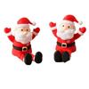 Water-resistant Santa Claus Dangling Leg Figurine Desktop Edge Ornament for Xmas Outdoor Patio Decor Gift