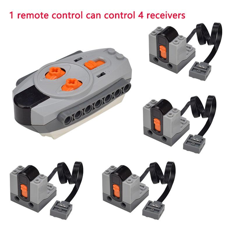 Building Block Motor Lithium Battery Functions Toys Implement Servo Remote PF Compatible with Lego High-tech Parts