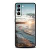 Sea blue Sky beach Phone Case For Samsung Galaxy S23 Ultra S22 S21 S20 FE 5G S10 S10E S9 S8 Plus Note 20 Silicone Cover Bumper