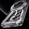 Coque Métallique en Z Magsafe pour Samsung Galaxy Z Fold 6 5 S25Ultra Alliage d'Aluminium Support Magnétique Rotatif Couverture de Sécurité