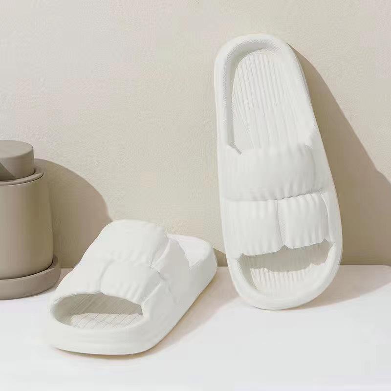 Comfortable Four Seasons Indoor EVA Slippers with Thick Sole - Poop-like Texture, Available for Couples