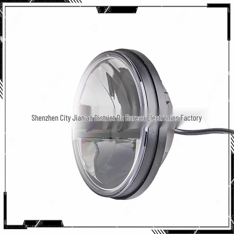 Compatible 7-inch LED Headlight for Harley Glide, Road King, and Fat Boy Motorcycles