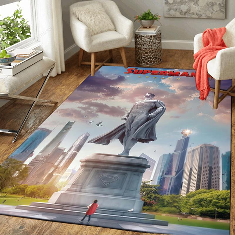 Super Hero High Definition Print Area Rug Non-Slip Washable Mat for Bedroom Living Room 60x90cm