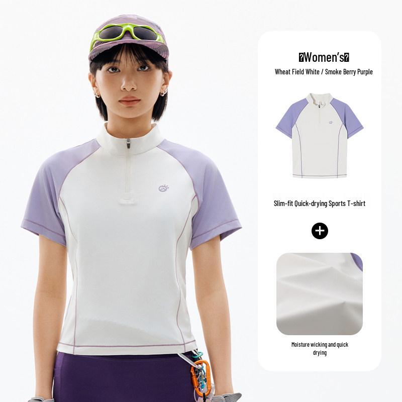 

Tantuo Women s Quick-Dry Short Sleeve Cooling T-Shirt: Moisture-Wicking, Sun Protection, Breathable, Ice Skin for Outdoor Sports XL