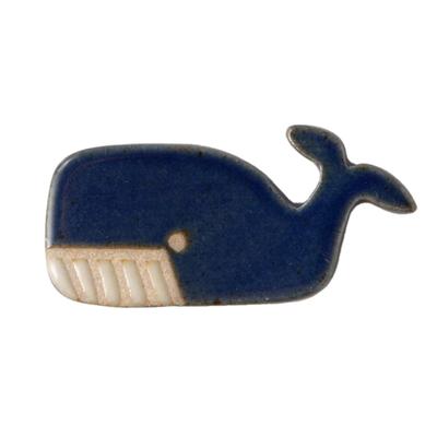 Repose-baguettes en céramique Koyo, vaisselle japonaise, repose-baguettes baleine, céramique Mino, fabriqué au Japon, 23476