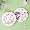 Diy Handmade Embroidery Material Package, Animal Bicycle Stitching Combined With Introductory Beginner Exercises
