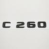 3D ABS Car Letters Logo C200 C250 C260 4MATIC Rear Trunk Badge Emblem Sticker For Mercedes Benz C Class W206 Tail Accessories IL1