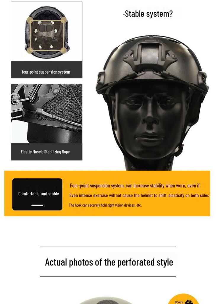 FAST Tactical Helmet - Outdoor Sports & Military Protection for Cycling & Climbing Fans