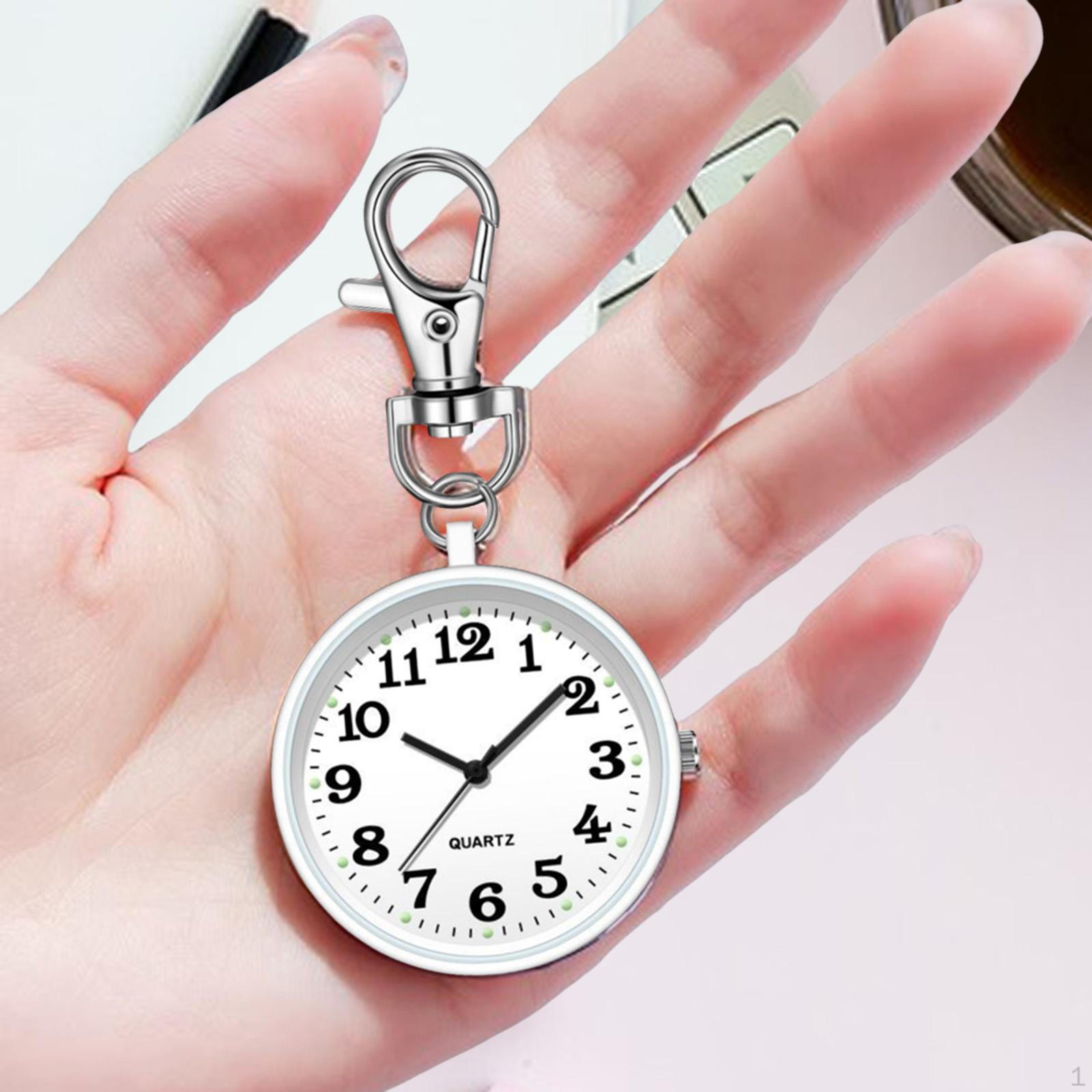 

Брелок карманные часы медсестра часы элегантный портативный женский брелок для белый