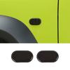 Car Tail Light Lamp Covers HIGH MOUNT STOP LAMP Leaf Board Turn Signal Decoration For Suzuki Jimny 2019 Up Car Exterior Accessoriess,Smocked Black