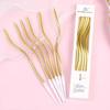 Candle Party Event  6pcs Curved Cake Candles  Original Birthday Wedding Decoration Festive Supplies