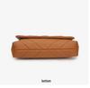 2026 Korean Coco Style Diamond Quilted Cowhide Shoulder & Crossbody Bag