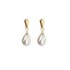 New Chinese Baroque Water Drop Pearl Earrings Fashion Pearl Ear Stud Pearl Stud Earrings  Female