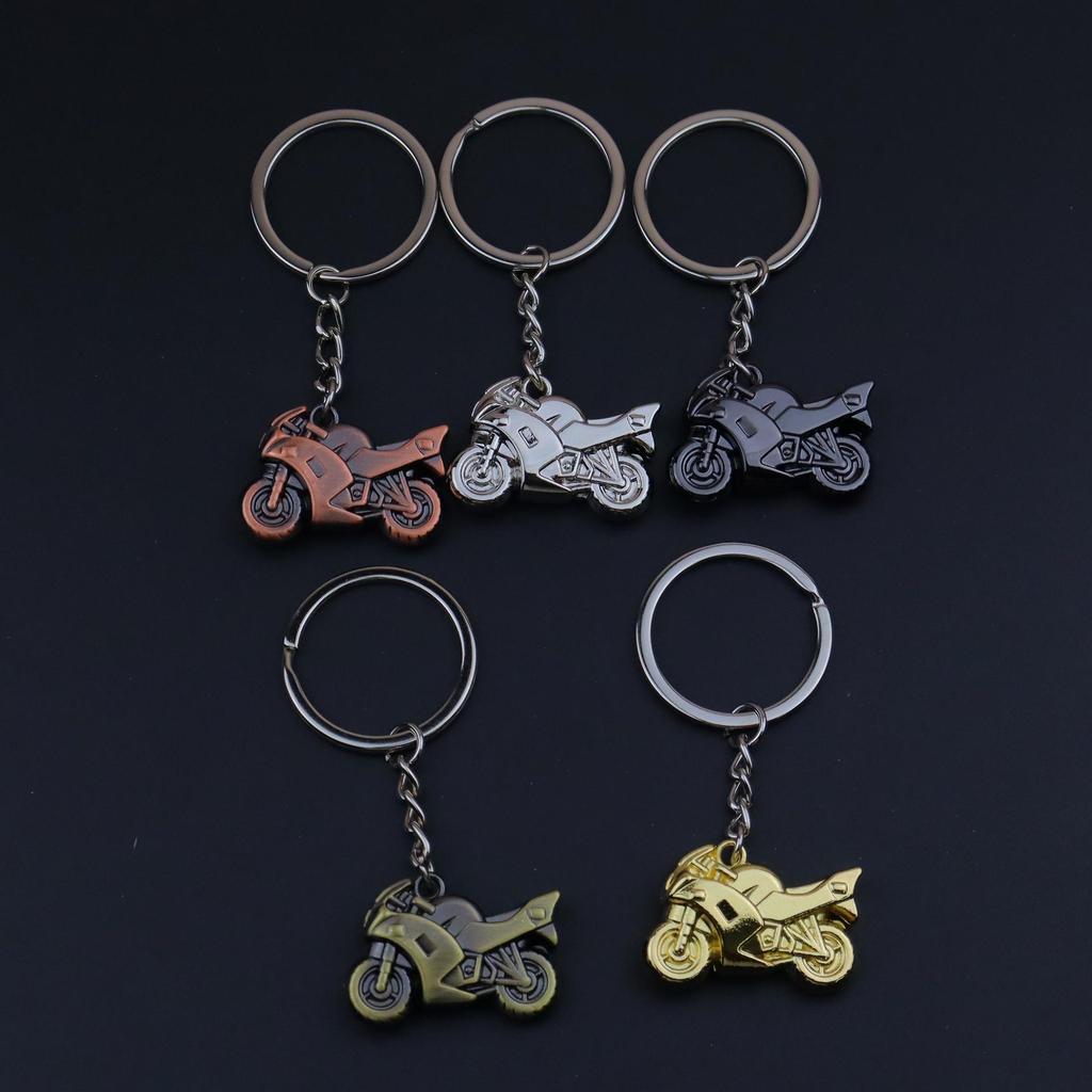 Ratchet Wrench & Piston Keychain: Car and Motorcycle Wheel Hub Modification Gift