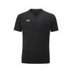 Under Armour Logo Desenli Günlük Koşu Bol Kesim Kısa Kollu Forma Günlük Spor Seti Unisex spor seti Siyah 21500524-001+24500204-001