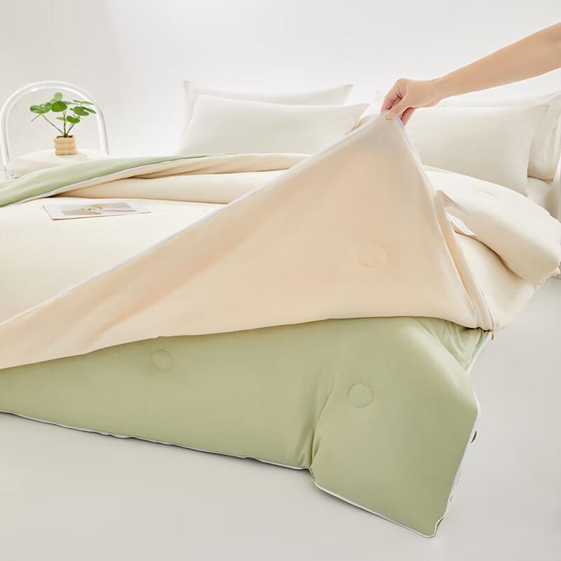 Muji-Inspired Two-Tone Soy Fiber Winter Duvet Insert