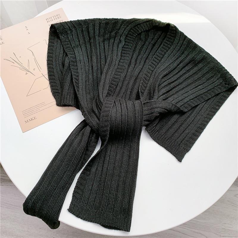 1pcs Woman Elegant Little Shawl Knitted Scarf Tie Neck Shawl