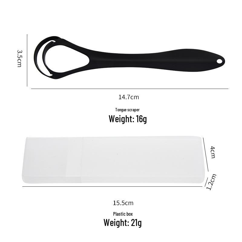 Starry Sky Double-Layer Stainless Steel Tongue Scraper - Deep Clean Oral Tool
