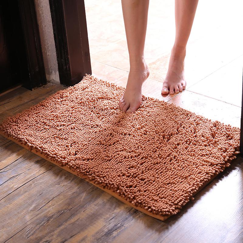 Encrypted Thickened Microfiber Chenille Floor Mat Carpet Bathroom Bathroom Absorbent Non-slip Mat Door Mat Floor Mat