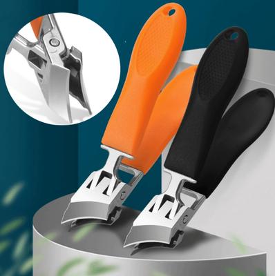 Anti-splash Nail Clippers Large Size ABS Toenail Cutter Diagonal Pliers Manicure Tools Household