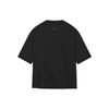 Fear of God Solid Color Round Neck Short Sleeve T-Shirt Unisex Tops Black FGLW50-004JER-001