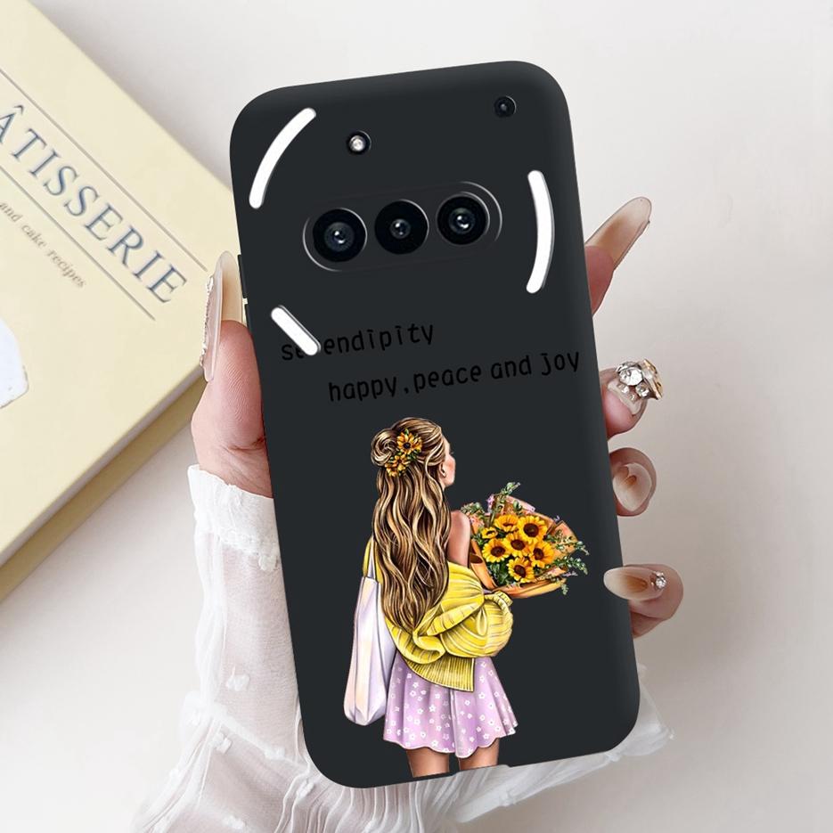 

For Nothing Phone 3A Case A059 Pretty Girls Sunflower Cover Shockproof Phone Case For Nothing Phone 3A Pro Phone3A Soft TPU Bags Nothing Phone 3A Pro